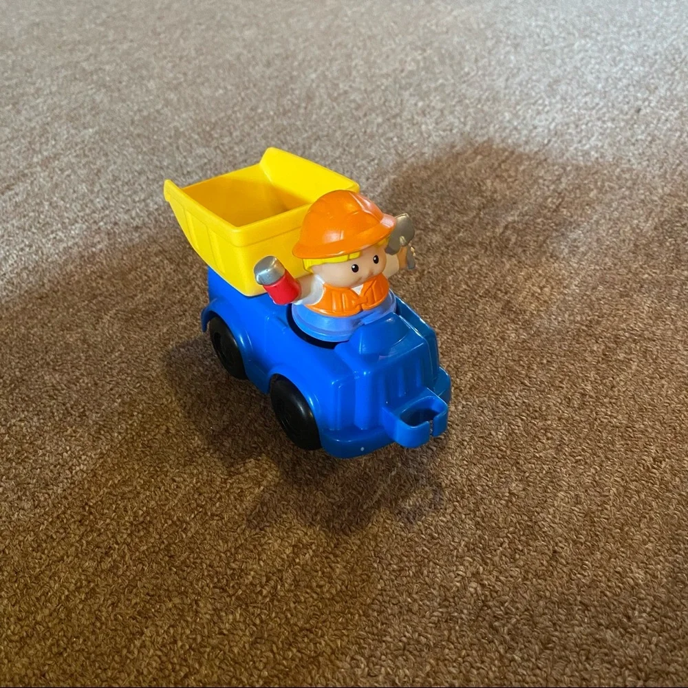 Little people construction truck and driver